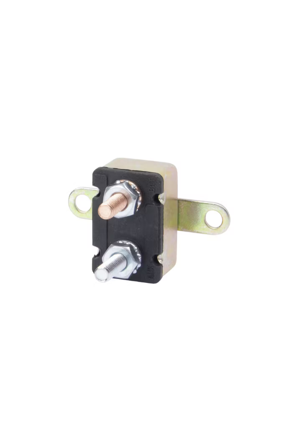 Breaker - Auto Reset - 25A - Metal - Horizontal Mounting Holes