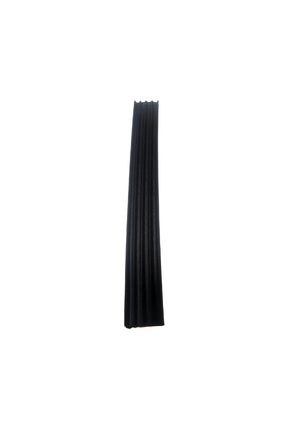 Gasket - Ribbed Rubber Seal - 0.5" x 0.3"