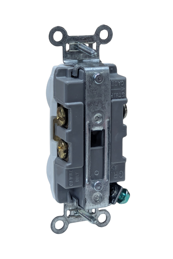 Receptacle - Commercial Grade - Duplex - Side Wire - 20A/125V - White