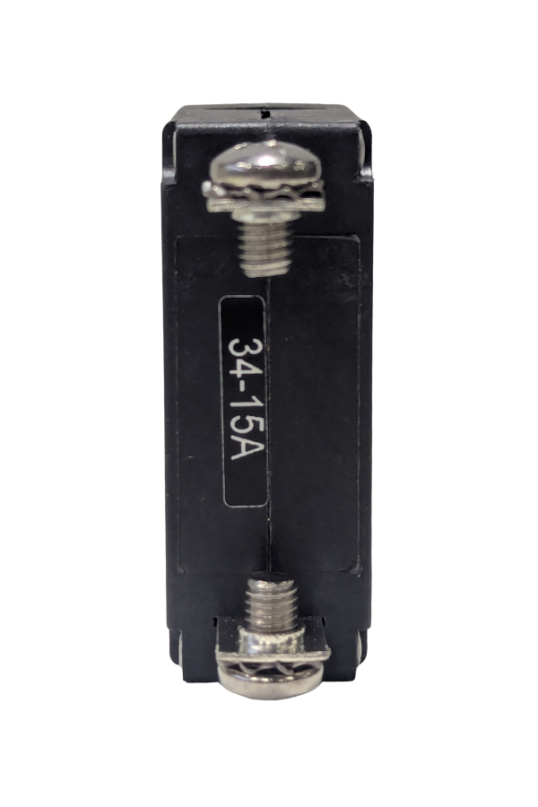 Toggle Style Circuit Breaker - 15A - 240V AC/ 65 DC - Single Pole