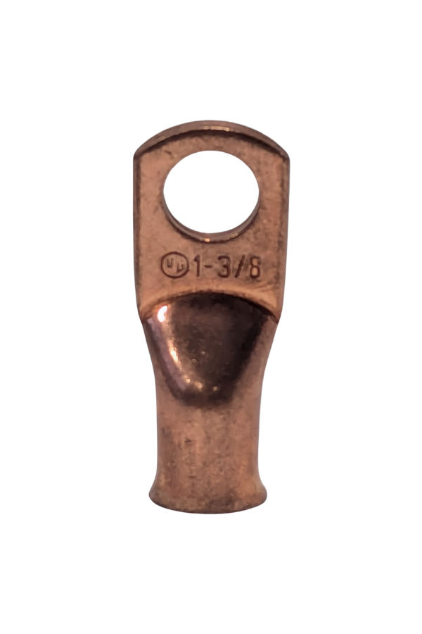 Cable/Wire - End Lug - 3/8"D Hole - Copper Lug - 1GA