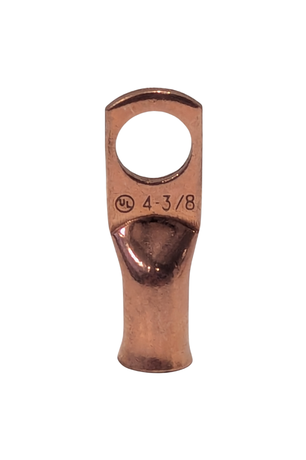 Cable/Wire - End Lug - 3/8" Hole - Copper Lug - 4GA