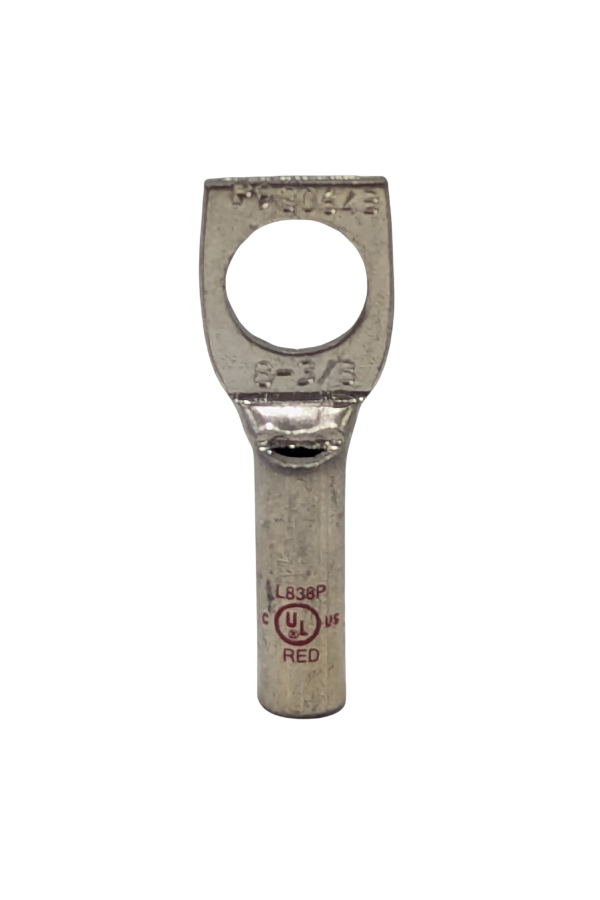 Cable/Wire - End Lug - 3/8"D Hole - Tin Plated - 8GA