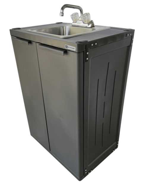 Plastic Portable Sink - Black