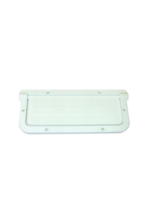 Scupper - Large Rectangular - White