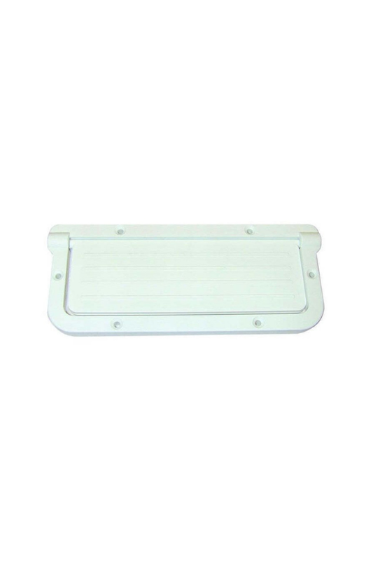 Scupper - Large Rectangular - White