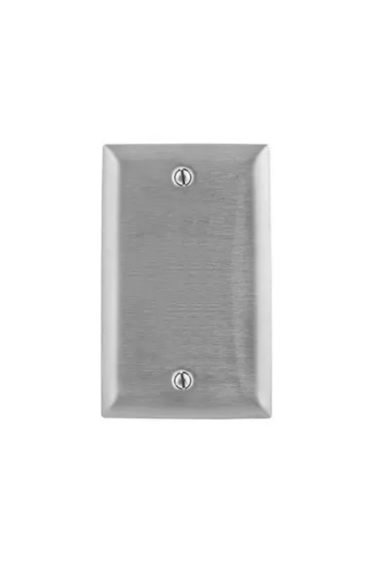 Cover - Stainless Steel - 1G Blank - Jumbo