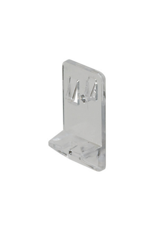 Clip - Shelf Support - Plastic - Clear - 5mm