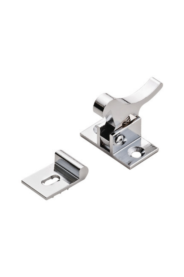 Cabinet Lock - Catch - Elbow - Brass