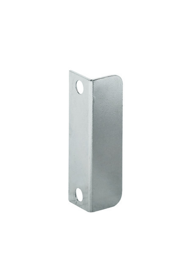 Strike Plate - Angled - Steel - Nickel 40mm x 12mm