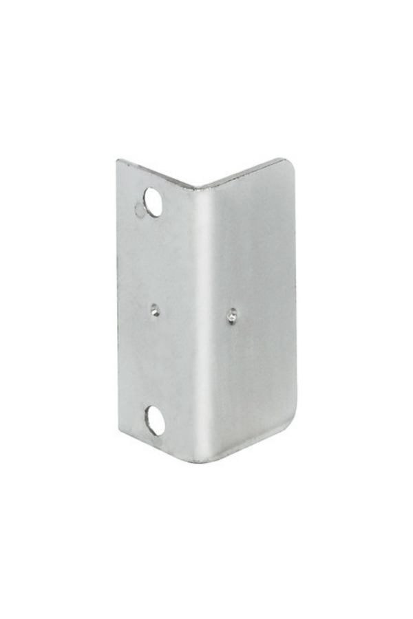 Strike Plate - Angled - Steel - Nickel 40mm x 17mm