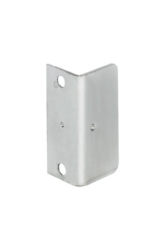 Strike Plate - Angled - Steel - Nickel 40mm x 17mm