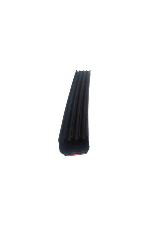 Gasket - Ribbed Rubber Seal - 0.5" x 0.3"