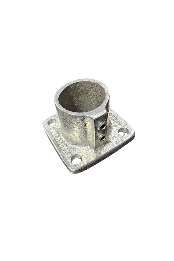 Flange - 1-1/4" Square Floor Flange