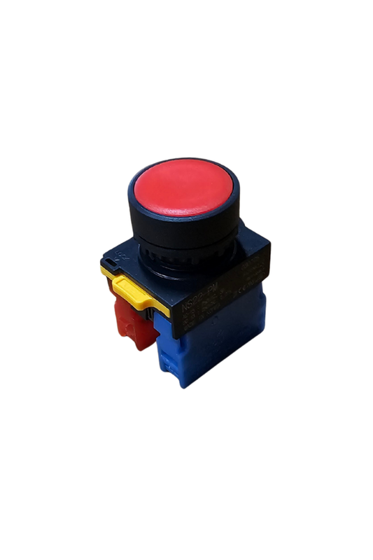 Push Button - 22mm - Red 1NO/1NC