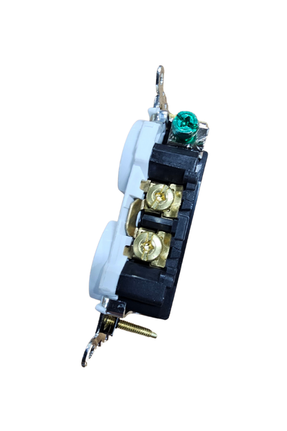Receptacle - MRI Rated - 20A - Double Pole - White