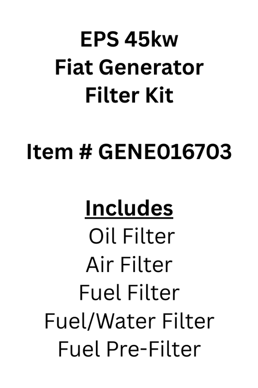 Filter Kit- EPS 45kw Fiat Generator