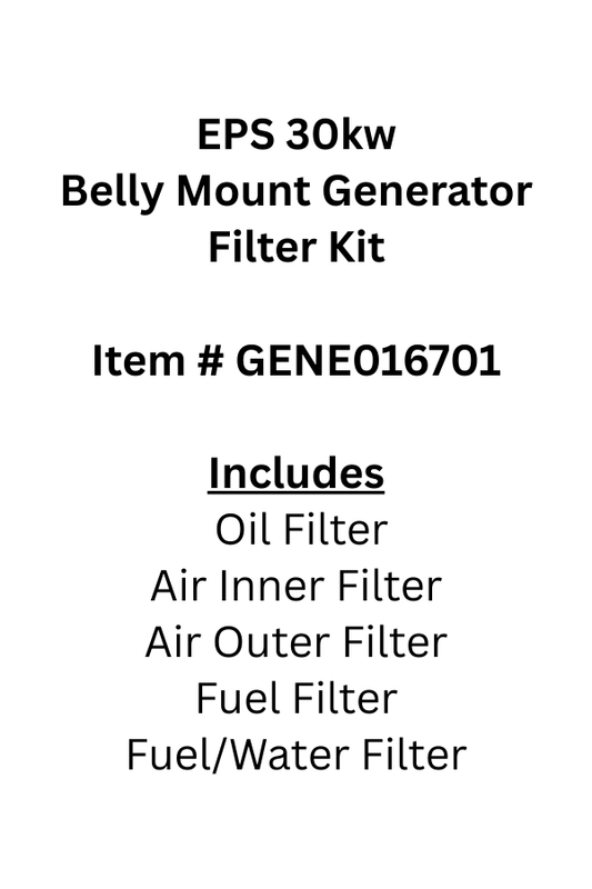 Filter Kit - EPS 30kw Belly Mount Generator