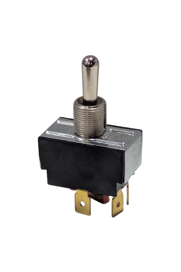 Toggle Switch - Momentary - 10A-250VAC/15A-125VAC -Silver