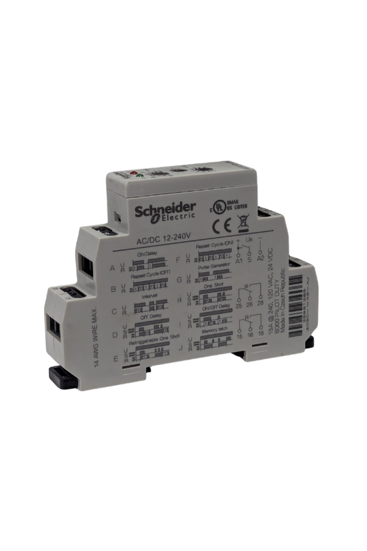 Relay - Time Delay - 15 A - 12-240v AC/DC - DPDT
