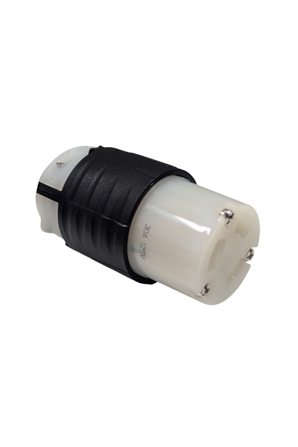 Power Cord - TurnLok Connector Plug - Female - 3 Wire - 30A - 125V