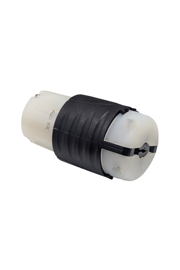 Power Cord - TurnLok Connector Plug - Female - 3 Wire - 30A - 125V
