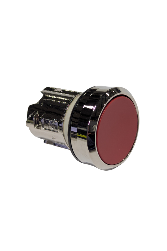Push Button - Flush - Red