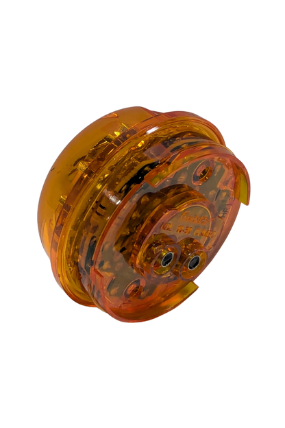 Clearance/Marker Light - 2 1/4" Round Amber ABS Plastic