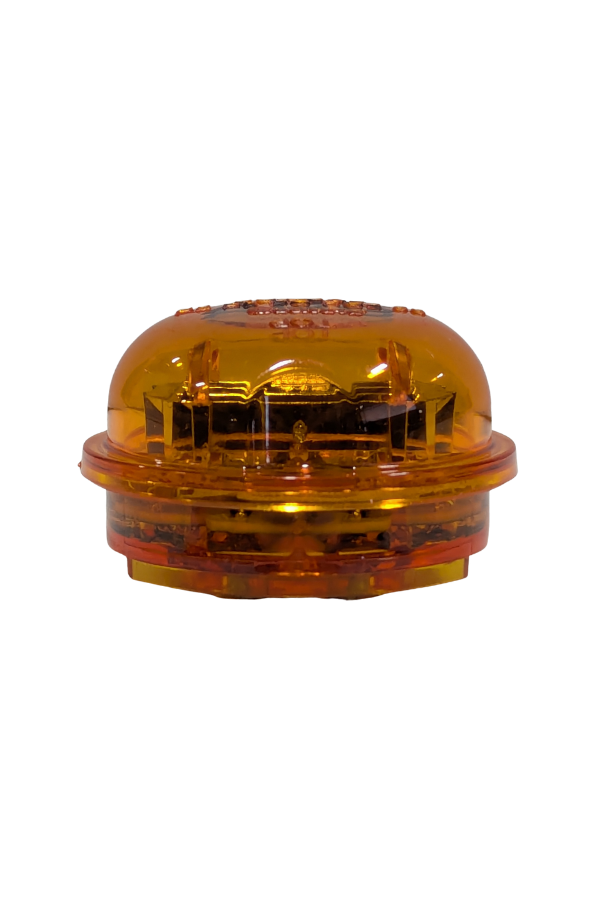 Clearance/Marker Light - 2 1/4" Round Amber ABS Plastic