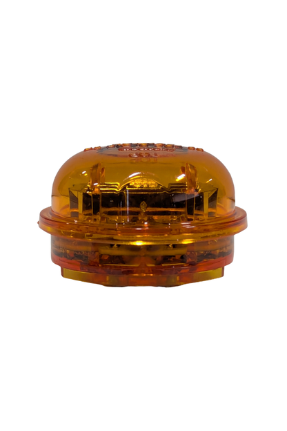 Clearance/Marker Light - 2 1/4" Round Amber ABS Plastic
