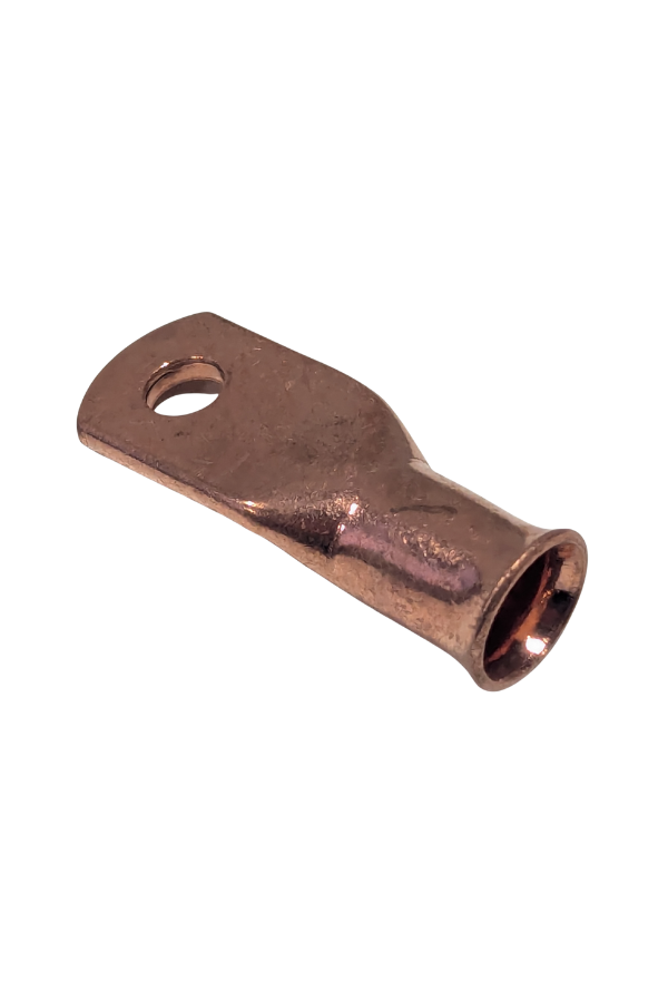 Cable/Wire - End Lug - 1/4"D Hole - Copper Lug - 1GA