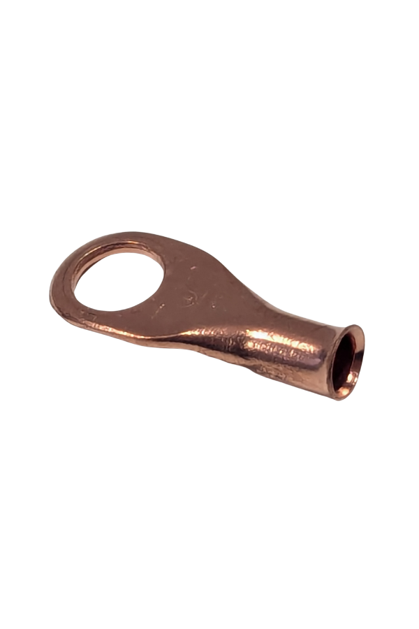 Cable/Wire - End Lug - 3/8"D Hole - Copper Lug - 6GA