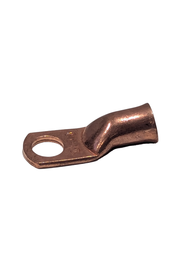 Cable/Wire - End Lug - 3/8"D Hole - Copper Lug - 1GA
