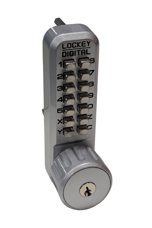 Latch - Door Lock / Deadbolt - Key Override - Satin Chrome