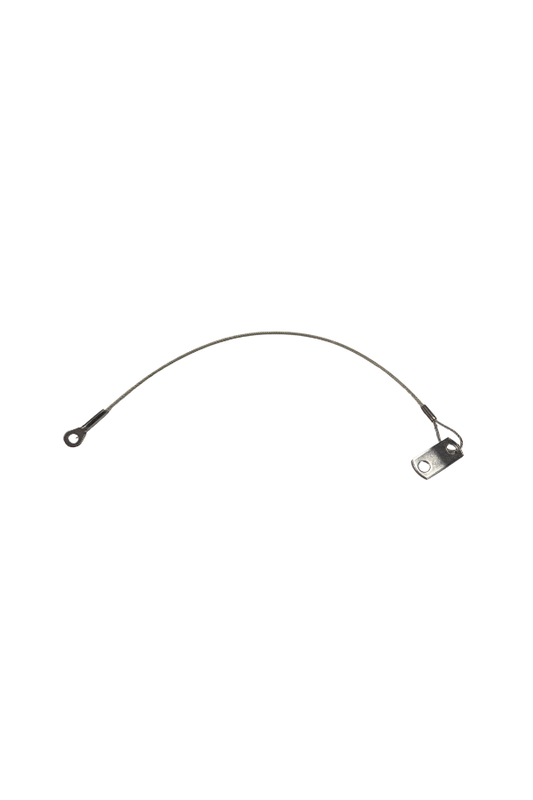 Lanyard - Stainless Steel - Eye-to-Tab - 12" L - Nylon Coated Handrails