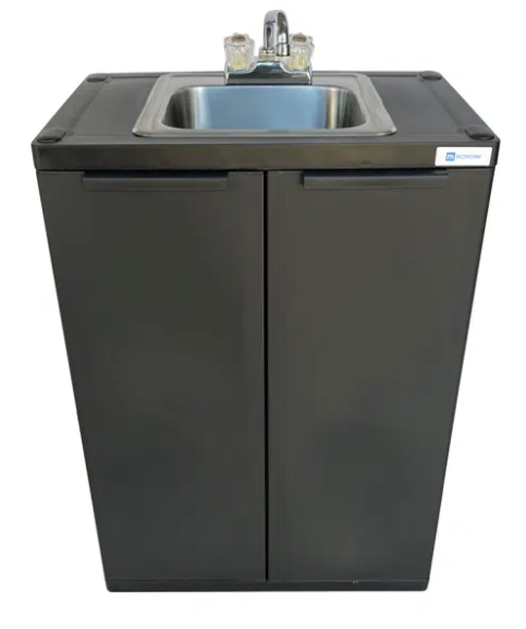 Plastic Portable Sink - Black