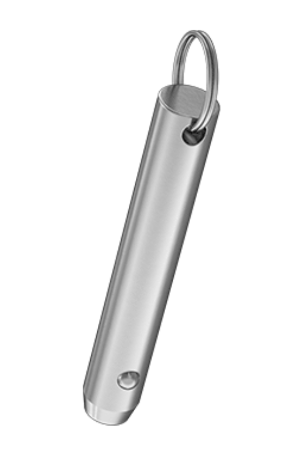 Pin - Quick Release - Zinc-Plated - Steel Ring - 1" D x 4-1/2" L