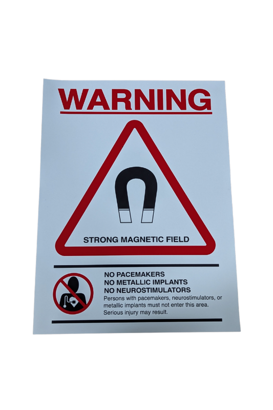 Sticker - Warning Strong Magnetic Field