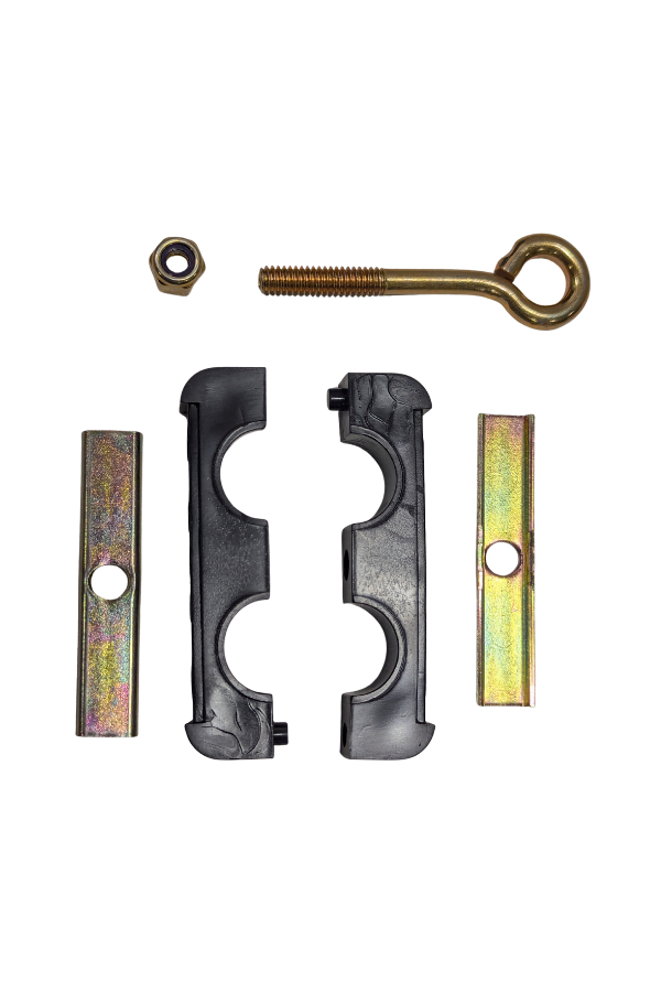 Air Hose Clamp - 2 Hole - 3/8" ID