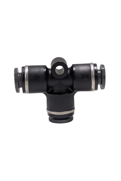 DOT Fitting - Female Tee - 1/4" Push to Connect x 1/4" Push to Connect x 1/4" Push to Connect