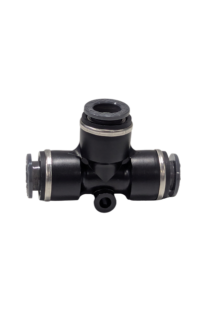 DOT Fitting - Airline Tee - 3/8" Push to Connect - 3/8" PTC - 3/8" PTC