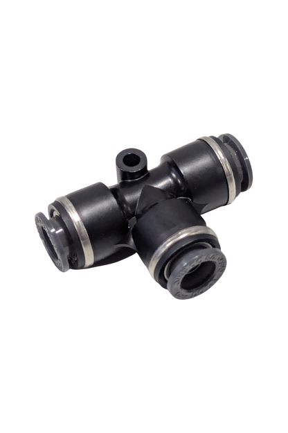 DOT Fitting - Airline Tee - 3/8" Push to Connect - 3/8" PTC - 3/8" PTC