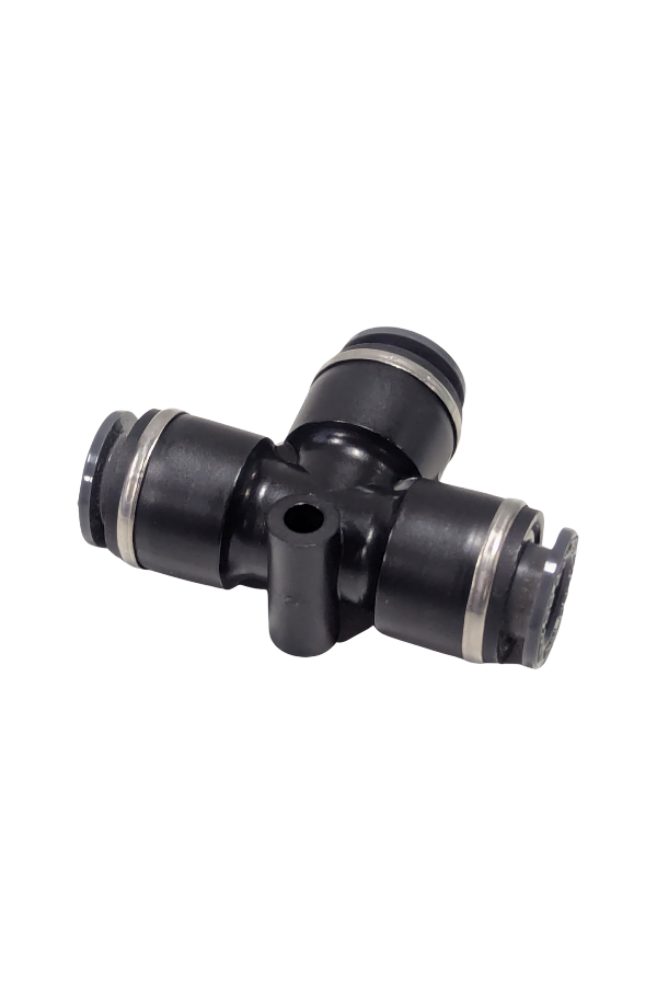 DOT Fitting - Airline Tee - 3/8" Push to Connect - 3/8" PTC - 3/8" PTC