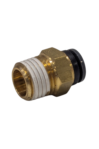 DOT Fitting - Brass Adapter - 1/4" PTC to 1/4" NPT thread - Male